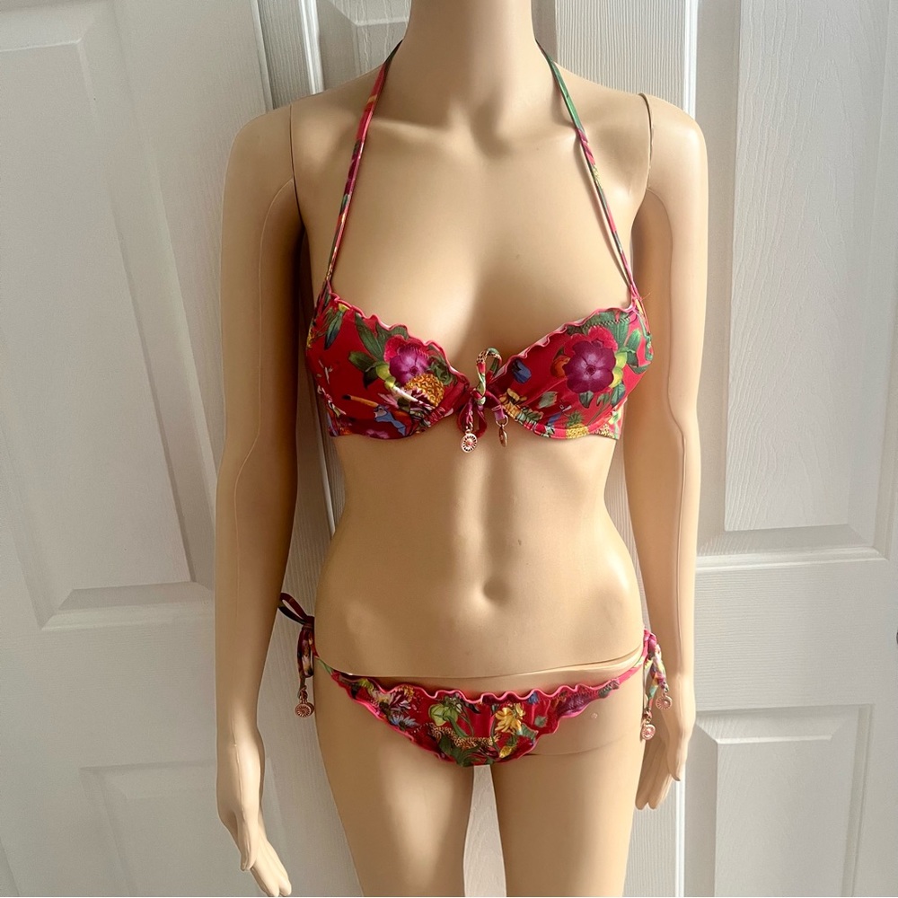 H&M Safari Print Two-Piece Bikini